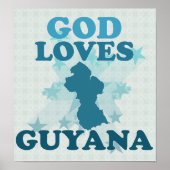 God houdt van Guyana Poster (Voorkant)