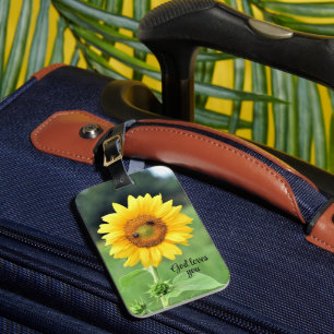 God houdt van je Bagagelabel