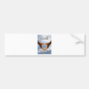 God houdt van je Bumpersticker