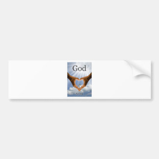 God houdt van je Bumpersticker