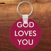GOD HOUDT VAN JE SLEUTELHANGER (Voorkant)