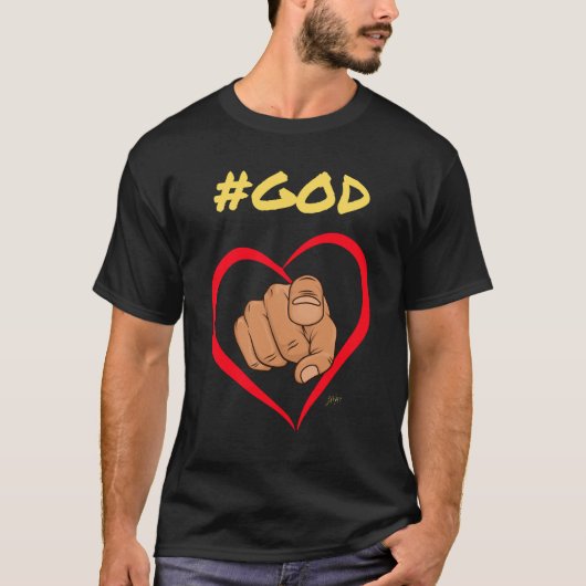 GOD HOUDT VAN JE T-SHIRT (Voorkant)