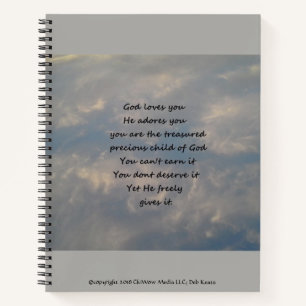 God houdt van jou notitieboek