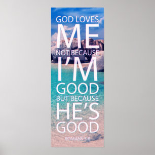 God houdt van me poster