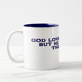 God houdt van mij Koffie Mok (humor)