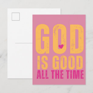 God is altijd goed briefkaart