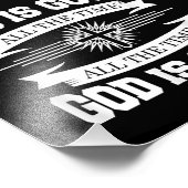 God is altijd goed, Christelijk Foto Afdruk (Hoek)