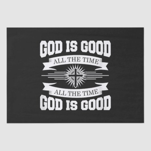 God is altijd goed, Christelijk Tissuepapier (Voorkant)