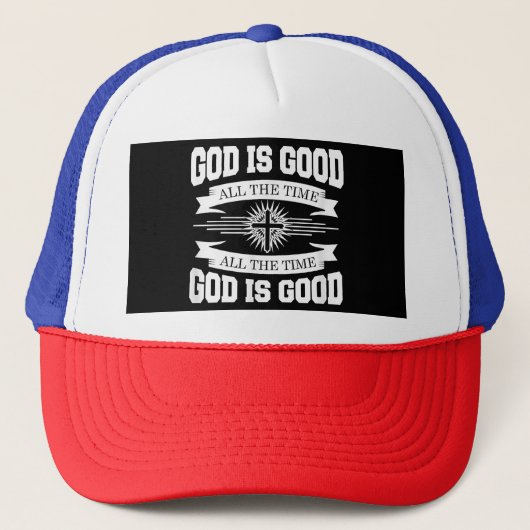 God is altijd goed, Christelijk Trucker Pet (Voorkant)