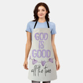 God is altijd goed schort (Gedragen)