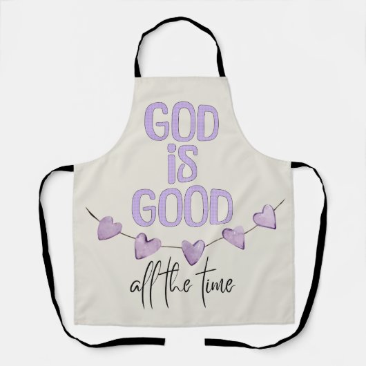 God is altijd goed schort (Voorkant)