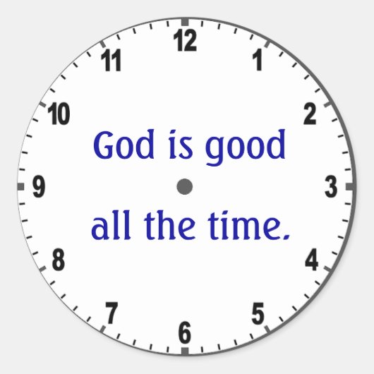 "God is altijd goed" stickers (Voorkant)