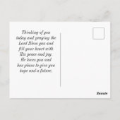 God is altijd trouw briefkaart (Achterkant)