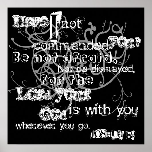 God is bij jou Poster (Voorkant)