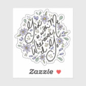 God is bij mij Sticker (Vel)