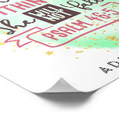 God is binnen haar dat ze geen Herfst zal geven aa Poster (Hoek)