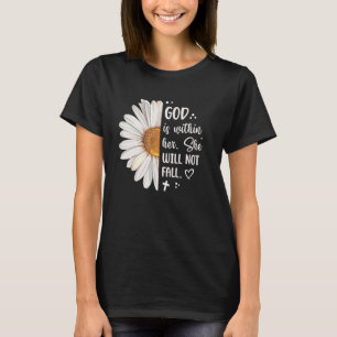 God Is Binnen Haar Psalm 465 Bijbeltekst Christeli T-shirt