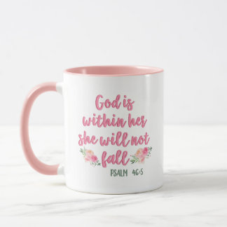 God is binnen haar zij zal niet Herfsten / / / Bij Mok
