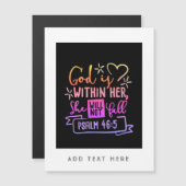 God Is Binnen Haar Zij Zal Niet Vallen FAITH Meisj (Voorkant / Achterkant)