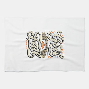 God Is Binnen Haar Zij Zal Niet Vallen Vintage T-s Theedoek