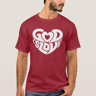 God is de Bijbel Verse van de Schrift Christelijk T-shirt