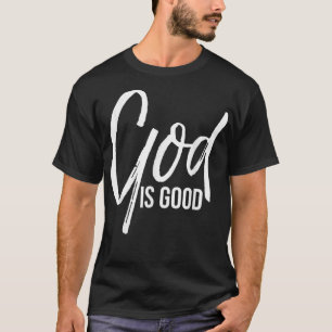 God is de Geloofsovertuiging Christelijk Jezus T- T-shirt