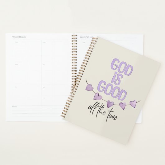 God is de hele tijd goed planner (Display)