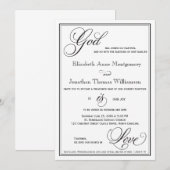 God is de Liefde Christelijke Uitnodiging van de W (Voorkant / Achterkant)