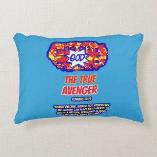 GOD is de ware AVENGER Accent Kussen