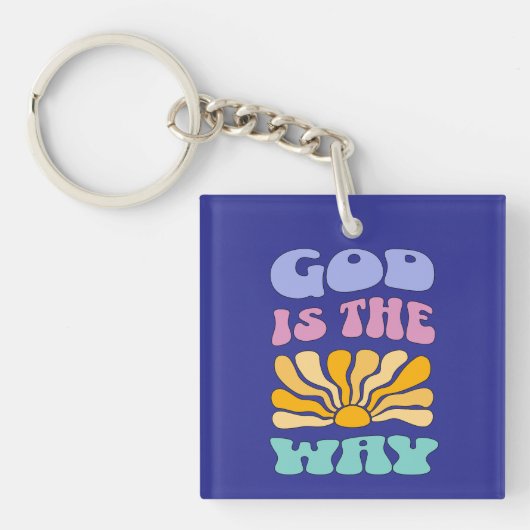 God is de Weg Sleutelhanger (voorkant)