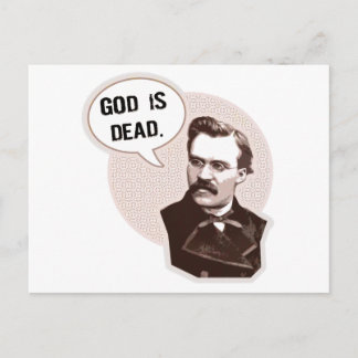 God is dood (Nietzsche) Briefkaart