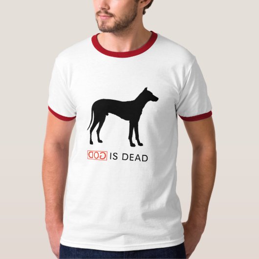 God is dood T-Shirt (Voorkant)