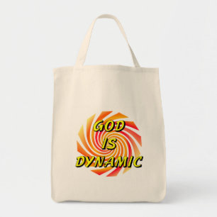 God is Dynamisch Christelijk Tote Bag