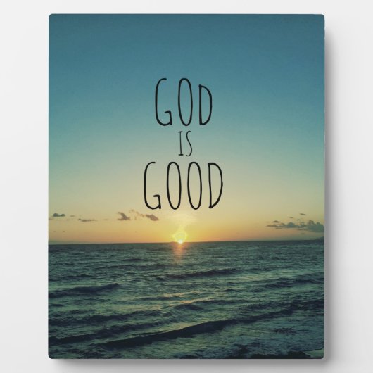 God is een goede prijsopgave fotoplaat (Voorkant)