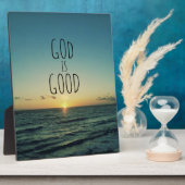 God is een goede prijsopgave fotoplaat (Zijkant)