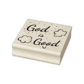 God is een goede rubberzegel 	rubberstempel (Stempel)