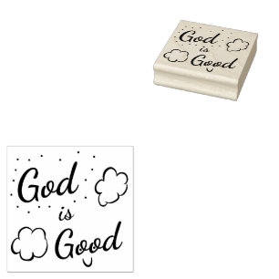 God is een goede rubberzegel 	rubberstempel