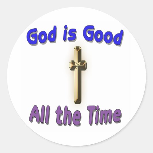 God is een goede Sticker (Voorkant)