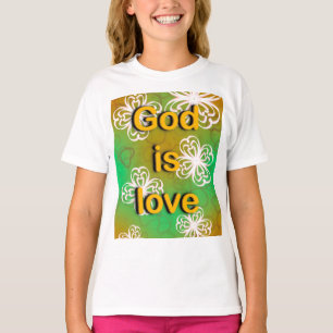 God is een liefdesboek t-shirt
