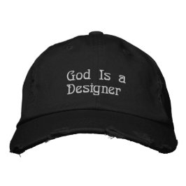 God is een ontwerper | geborduurd Pet