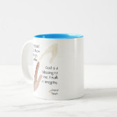 God is een zegen. Ik loop in Integriteit Mokken (Voorkant links)