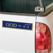 God is geen Oplossing Bumpersticker (Op Truck)