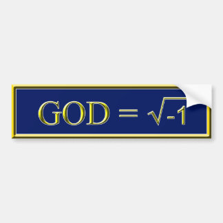 God is geen Oplossing Bumpersticker