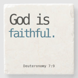 God is gelogen stenen onderzetter