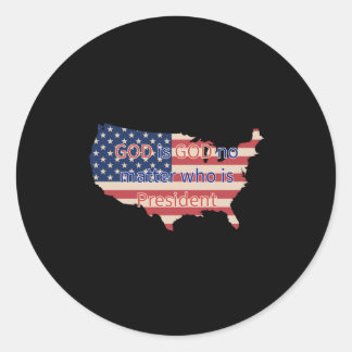 God is God Ronde Sticker