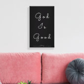 God is goed canvas afdruk (Insitu (Woonkamer))