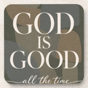 GOD IS GOED Christelijk Bier Onderzetter