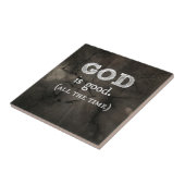 God is goed Christelijk cadeau Tegeltje (Zijkant)