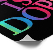 God is goed Christelijk Jezus Zoon Zuster Broeder Poster (Hoek)