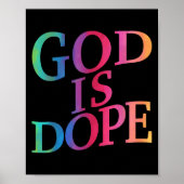 God is goed Christelijk Jezus Zoon Zuster Broeder Poster (Voorkant)